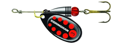 Obrázek Cormoran Bullet černá/červená, vel.3 7.0g
