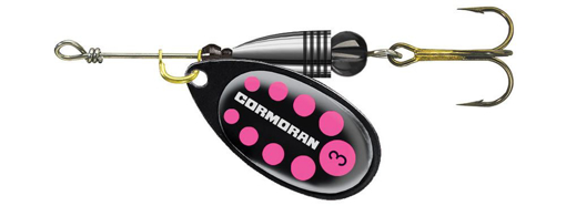 Obrázek Cormoran Bullet černá/růžová, vel.4 12.5g