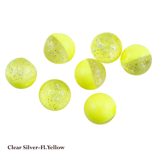 Bild von Berkley PowerBait Eggs, Clear Silver-Fl.Yellow