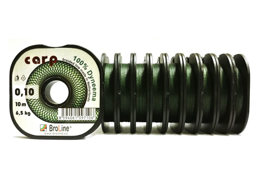 BroLine Dynema Carp zelená 10m 0.18mm 12.7kg