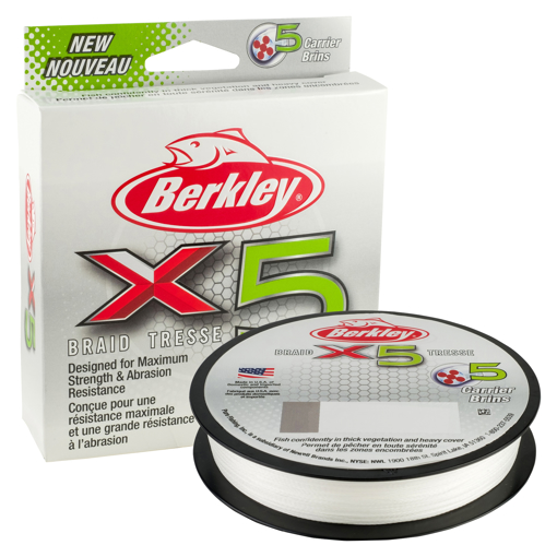 Picture of Berkley X5 Braid Crystal 150m, 0.14mm 14.2kg
