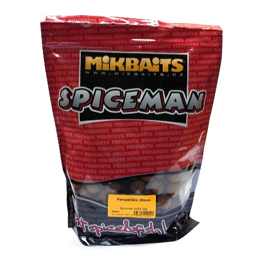 Obrázek Mikbaits Spiceman Boilie 1kg Pampeliška 20mm