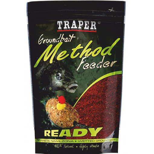 Obrazek Traper Method Feeder Ready 750g, Red Halibut