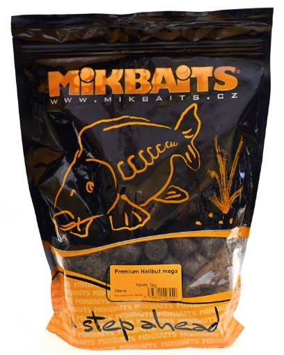 Obrázek Mikbaits Premium Halibut pelety 20mm, 1kg