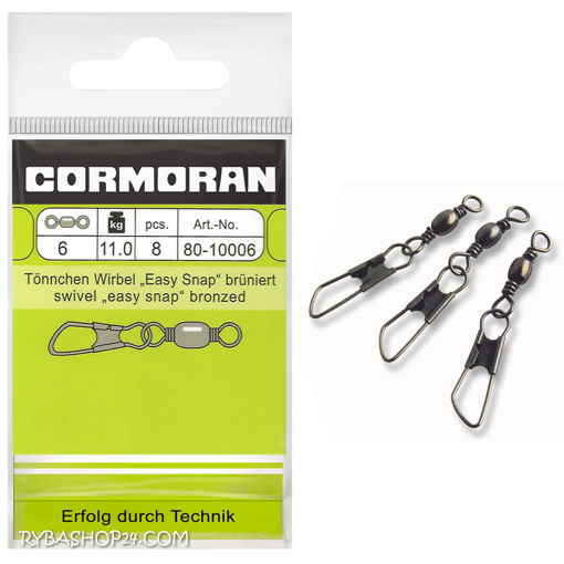 Obrázek Karabinka s obratlíkem POWER, vel.4/12.0kg