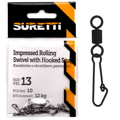 Obrázek Pevnostní obratlík s karabinkou Suretti, #4 40kg