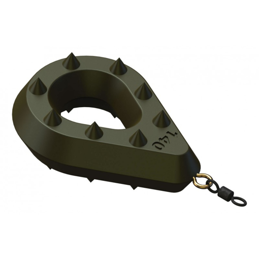 Obrázek Hruška s hroty s očkem a obratlíkem, 120g