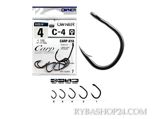 Obrázek Owner C-4 Carp Aya, vel.6
