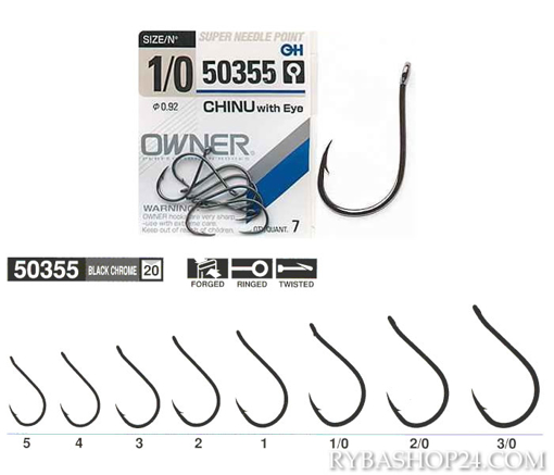 Obrázek Owner 50355 Chinu, vel.3/0