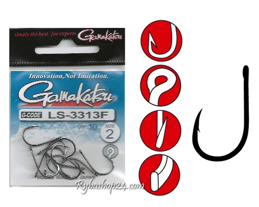 Obrázek Gamakatsu LS-3313F Ring Eye, vel.1