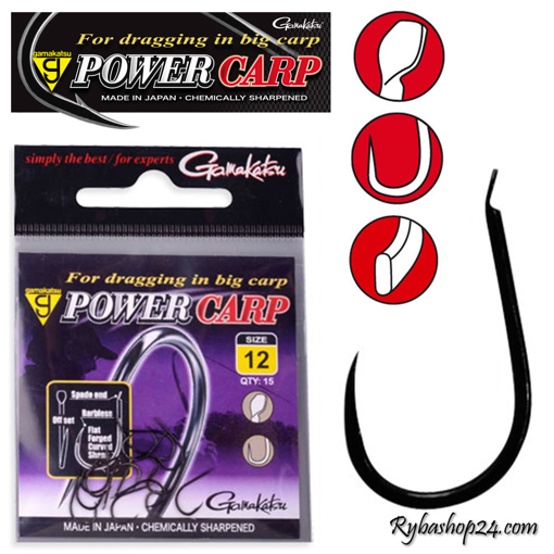 Obrázek Gamakatsu Power Carp Flatted Eye BL, vel.10