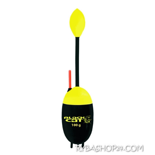 Obrázek Splávek na sumce Black Cat s anténkou, 100g