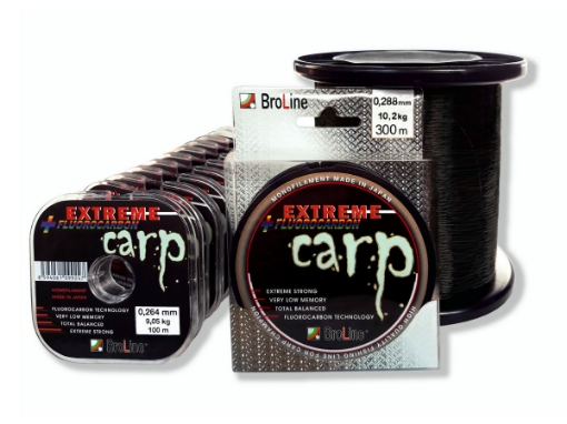 Obrázek BroLine Extreme Carp Fluorocarbon 300m, 0.235mm