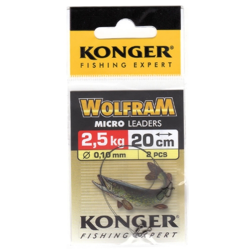 Obrázek Wolframové lanko Konger 20cm, 2.5kg (2ks)