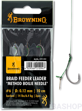 Browning Sphere Beast Barbless Hooks Size 10 Pack of 15