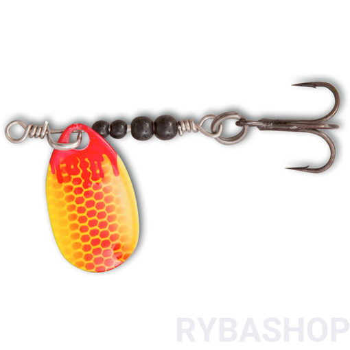 Image sur Třpytka Magic Trout Bloody UL Spinner, red/yellow