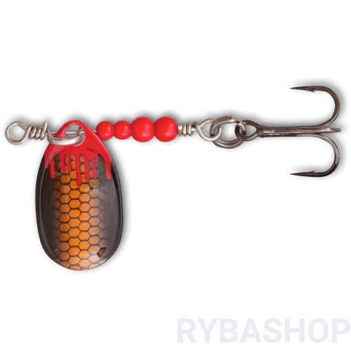 Image sur Třpytka Magic Trout Bloody UL Spinner,copper/black
