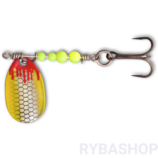 Image sur Třpytka Magic Trout Bloody UL Spinner,pearl/yellow