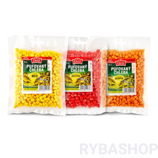 Obrázek Pufovaný chleba Mini Chytil 25g, Vanilka