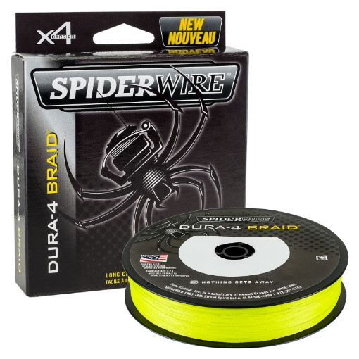 Obrázek SpiderWire Dura 4 Hi-Vis Yellow 300m 0.30mm 29.0kg