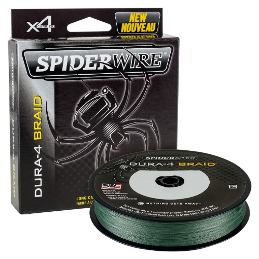Obrázek SpiderWire Dura 4 Moss Green 300m 0.10mm 9.1kg