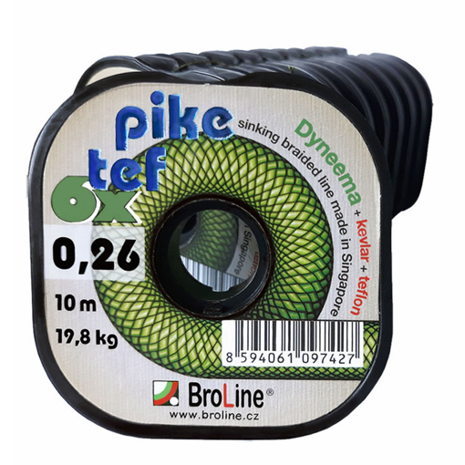 Obrázek BroLine Pike Teflon 10m 0.14mm 10.6kg