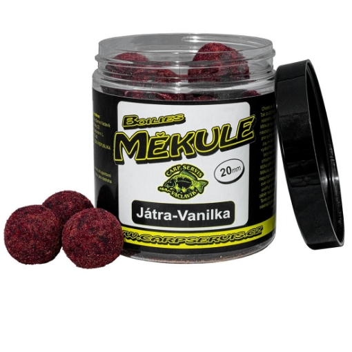Obrázek Boilies Měkule 140g 20mm Játra-Vanilka