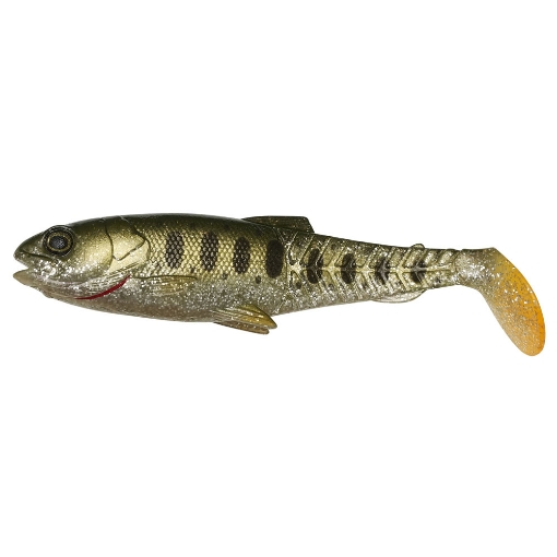 Obrázek SG Craft Cannibal Paddletail 8.5cm Olive Silver Smolt