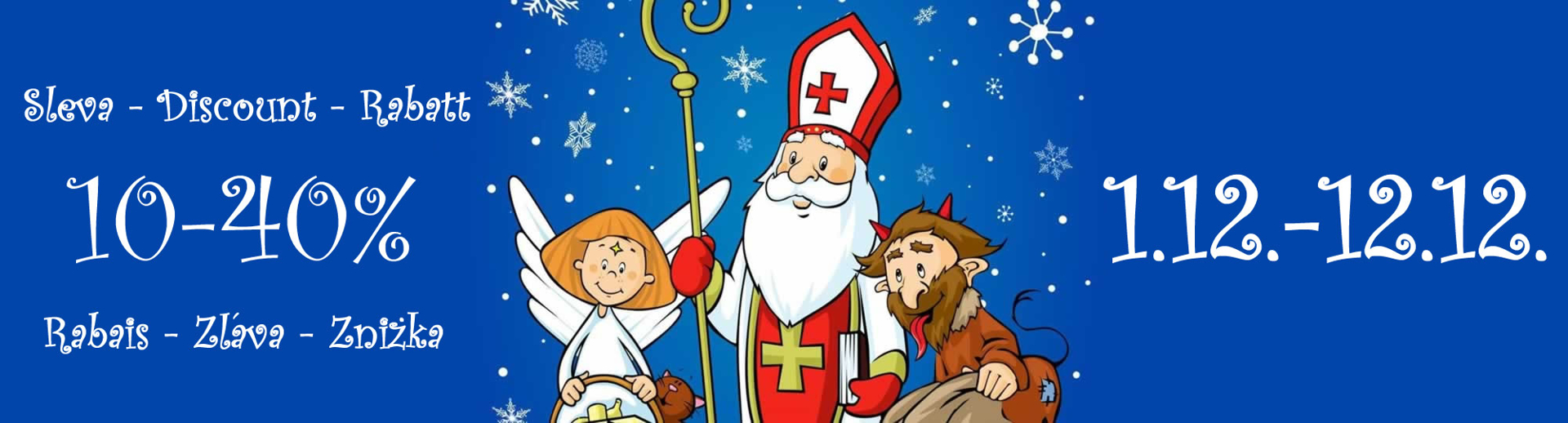 Mikulášská sleva 10%