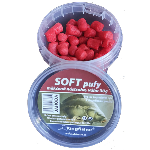 Obrázek Kingfisher Soft Pufy 30g Jahoda