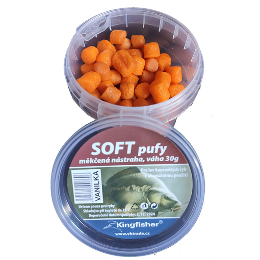 Obrázek Kingfisher Soft Pufy 30g Vanilka