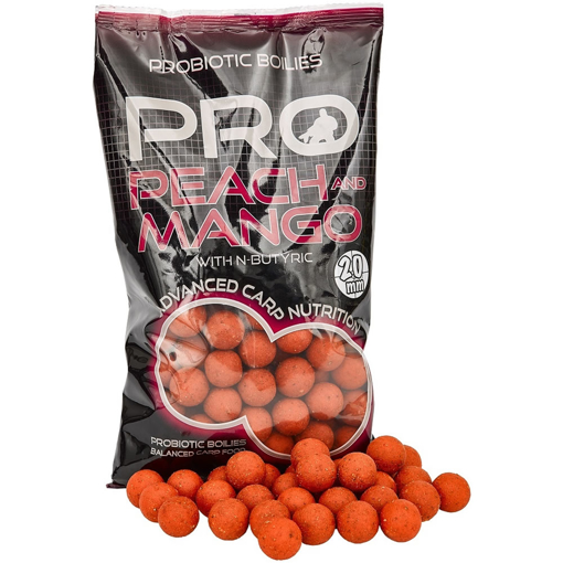 Starbaits Probiotic Boilie Peach & Mango 800g 20mm