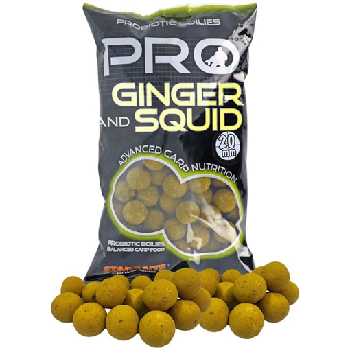 Starbaits Probiotic Boilie Ginger Squid 800g 20mm