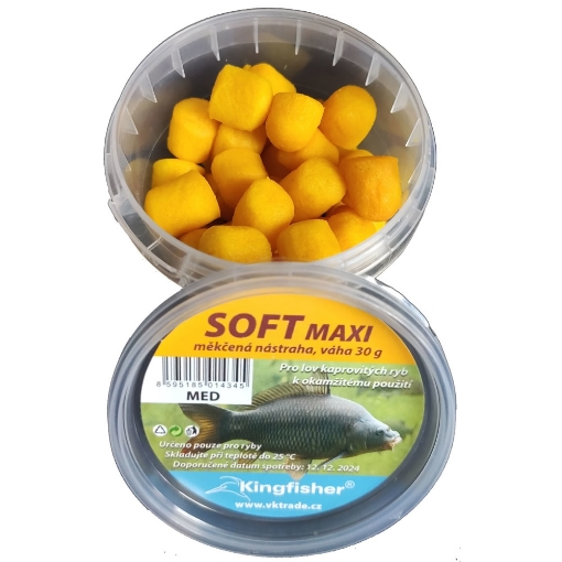Obrázek Kingfisher Soft Maxi Pufy 30g Med