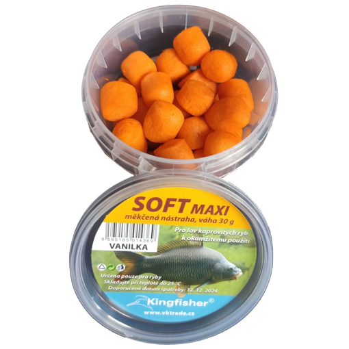 Obrázek Kingfisher Soft Maxi Pufy 30g Vanilka