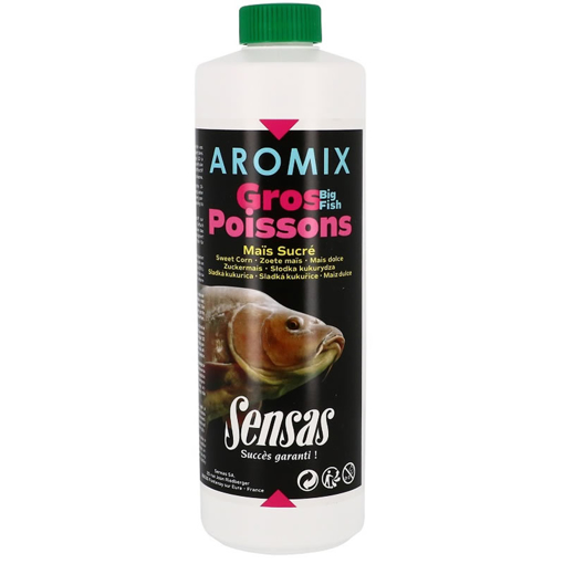 Sensas Aromix Gros Poissons Mais 500ml (Kukuřice)