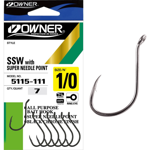 Obrázek Owner 5115 SSW with Super Needle Point #3/0 5ks