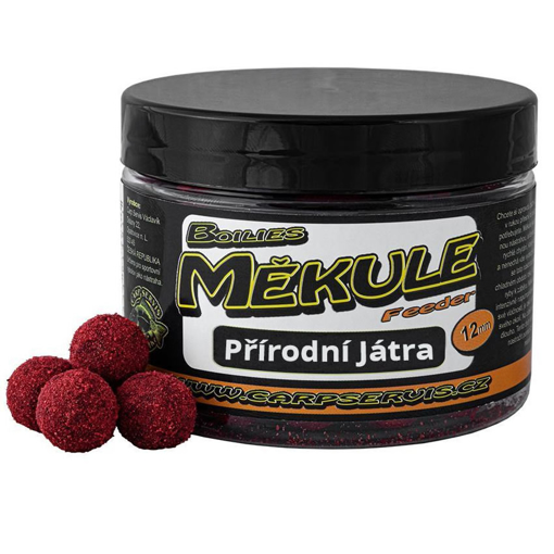 Obrázek Boilies Měkule Feeder 100g 12mm Přírodní játra