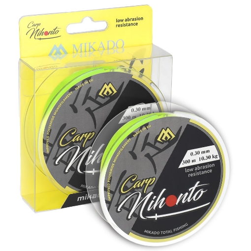 Mikado Nihonto Carp 300m Fluo Yellow 0.30mm 10.3kg