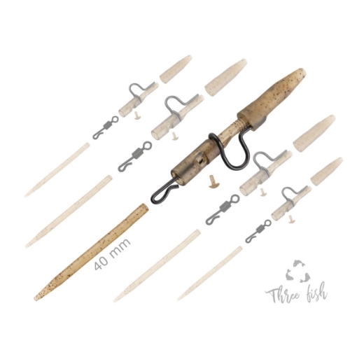 ZFISH Závěsky Heavy Duty Clip Complete Pin Set 40mm