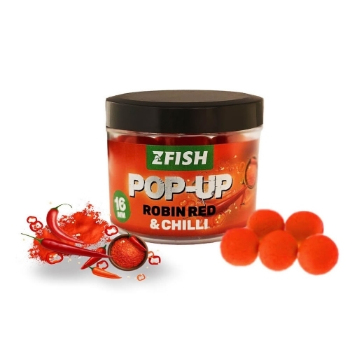 ZFISH Pop-Up Boilie 60g 16mm Chilli & Robin Red