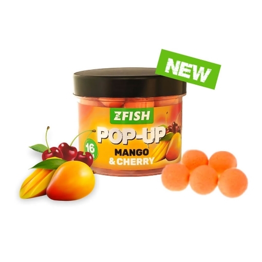 Obrázek ZFISH Pop-Up Boilie 60g 16mm Mango & Cherry