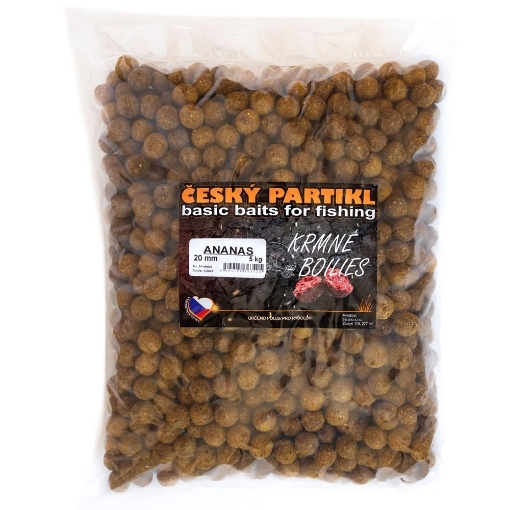 Picture of Krmné Boilies 5kg 20mm - Ananas - Český Partikl