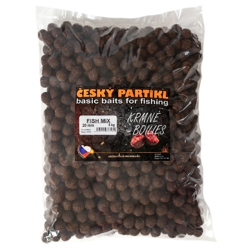 Picture of Krmné Boilies 5kg 20mm - Fish Mix - Český Partikl
