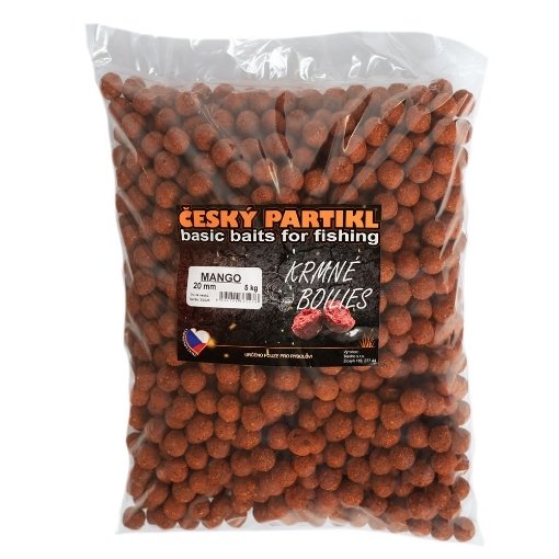 Picture of Krmné Boilies 5kg 20mm - Mango - Český Partikl