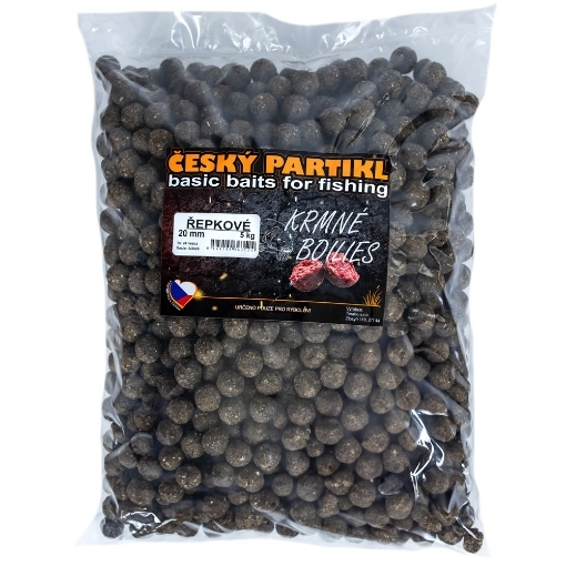 Picture of Krmné Boilies 5kg 20mm - Řepkové - Český Partikl