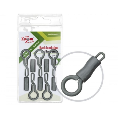 Picture of Carp Zoom Back Lead Clips - 5pcs Green