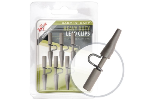 Picture of Carp Zoom Heavy Duty Lead Clips - 6pcs Green