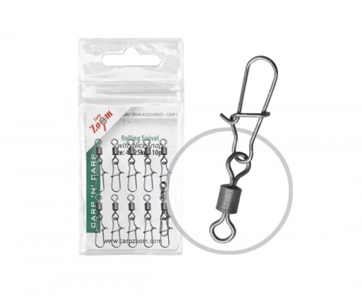 Picture of Carp Zoom Nice Snap Swivel 10pcs Size 8