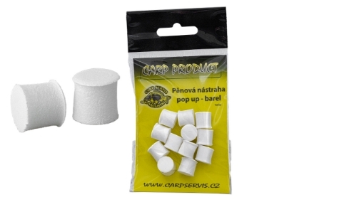 Picture of CSV Barel Foam Bait - 8 mm / White